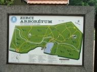 Arborétum térkép