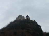 A faluból nézve a vár