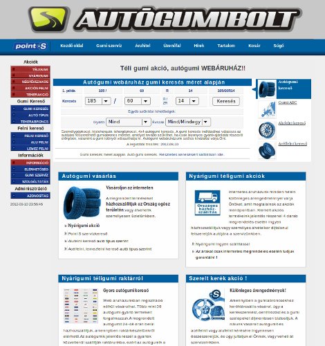 autógumi webáruház, autógumibolt.
