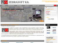 A Zebrasoft Kft. weboldala