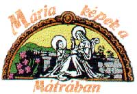 Mária képek a Mátrában jelvény