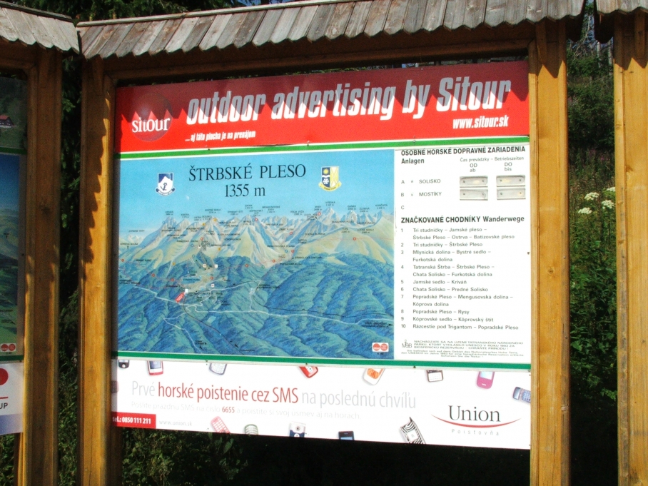 Csorba-tó térkép