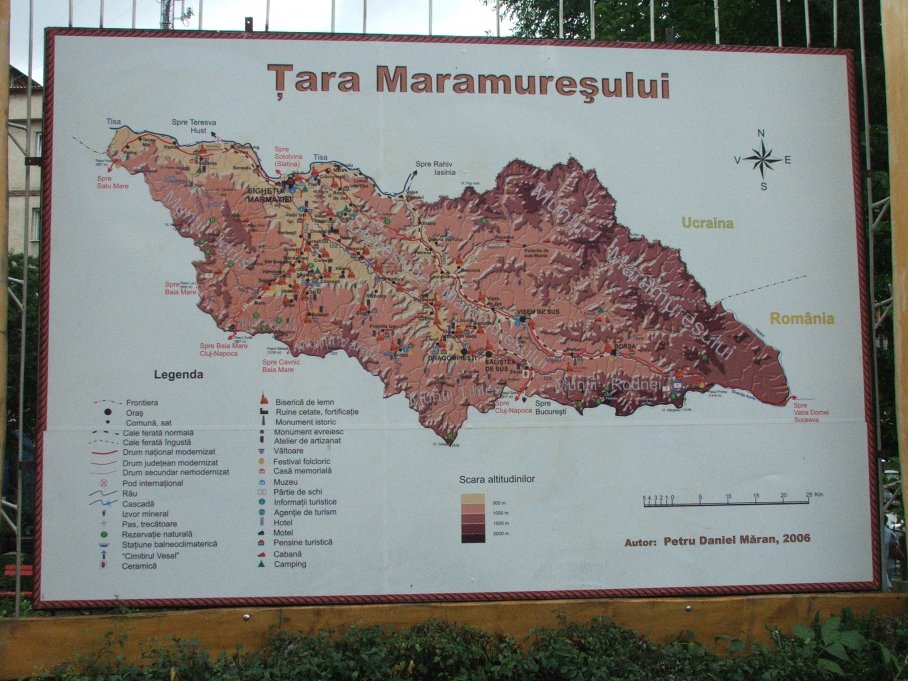 Máramaros megye térképe