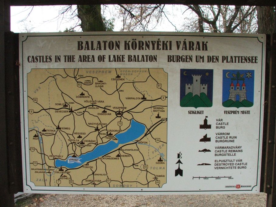 Balaton-felvidék térkép